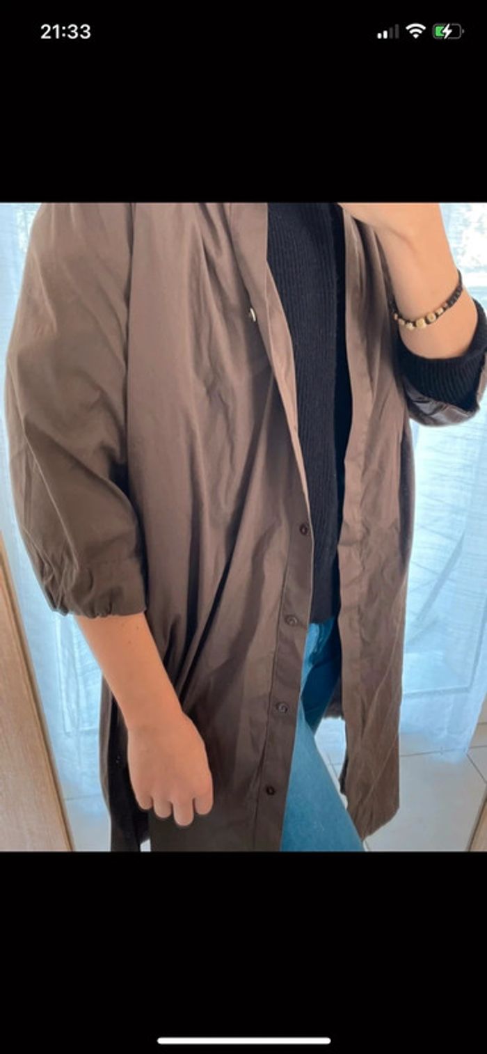 Veste chemise longue - photo numéro 3