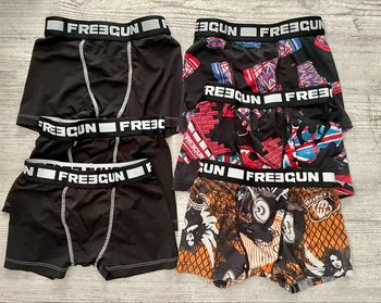 Lot 6 boxers 8/10 ans Freegun