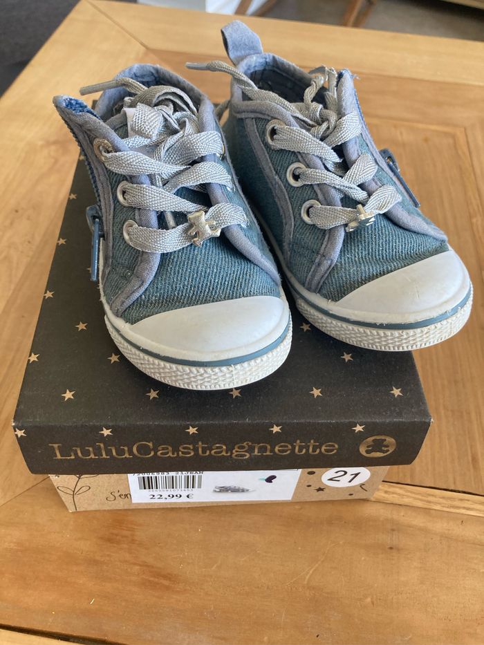 Lot chaussures été fille T21 - photo numéro 2