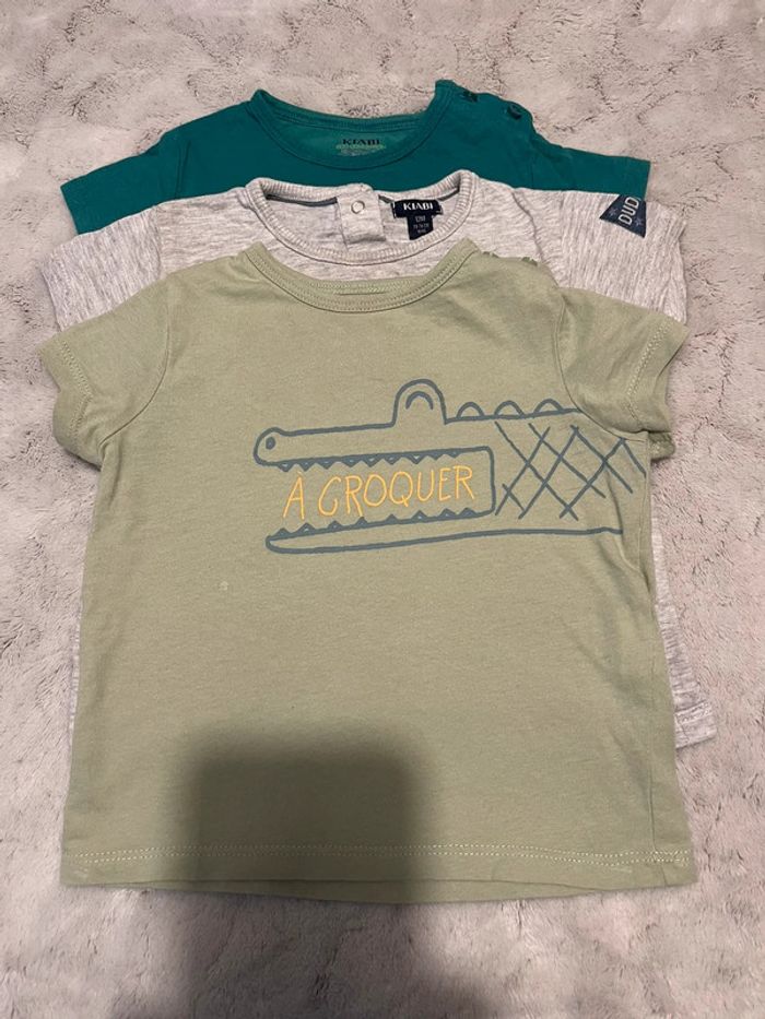 Lot de 4 t-shirt manches courtes Kiabi - 12 mois - photo numéro 2