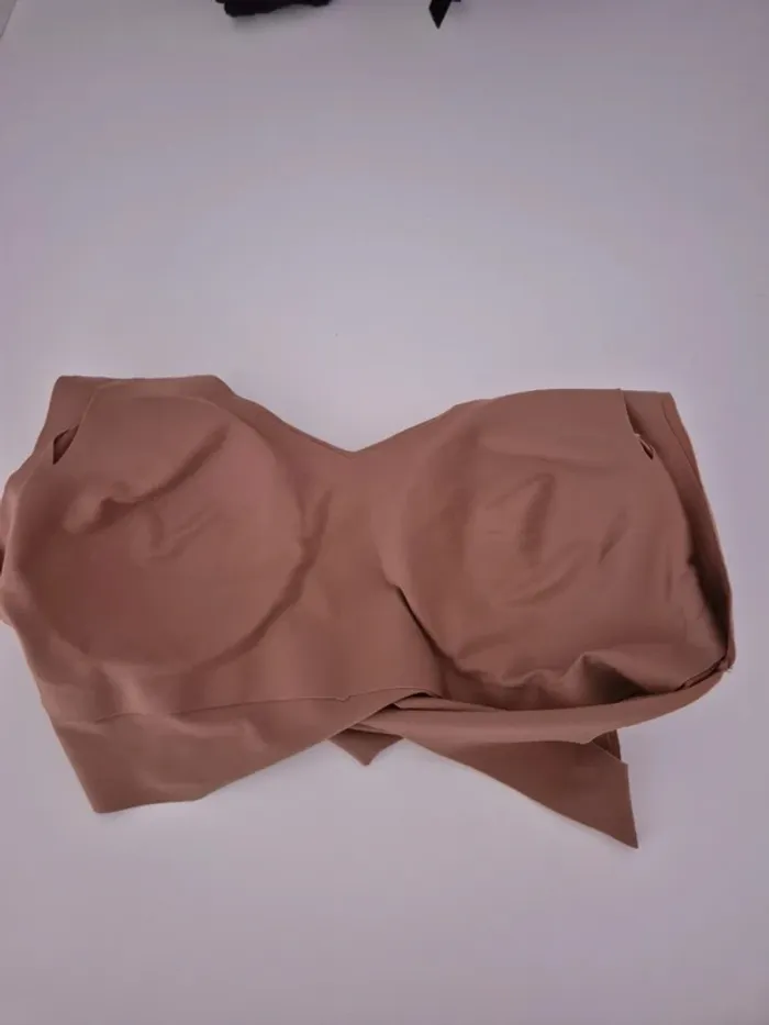 Brassière femme Taille S 36 marron H&M bonnets amovibles - photo numéro 7
