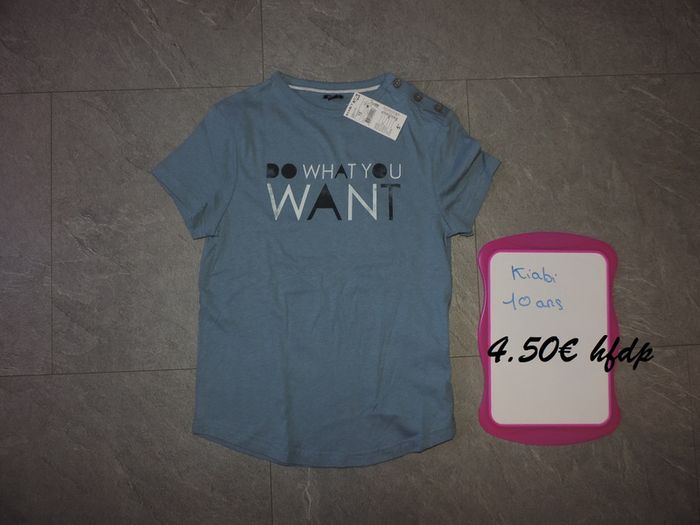 tee shirt kiabi taille 10 ans
