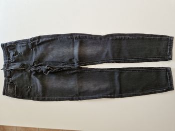 jean noir delavé femme Stradivarius 