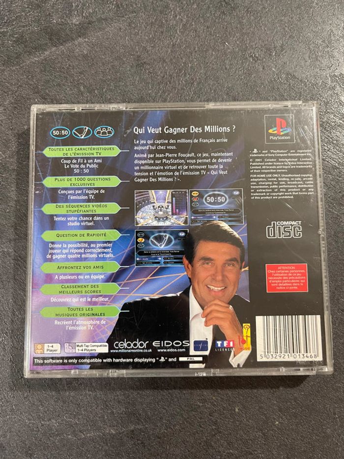 Jeux vidéos PS1 Qui veux Gagner des Millions - photo numéro 2