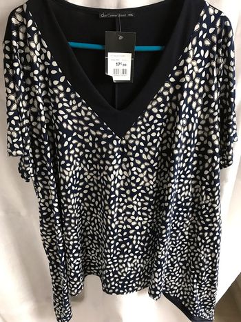 #tee shirt  #tunique #bleumarine #taille 46