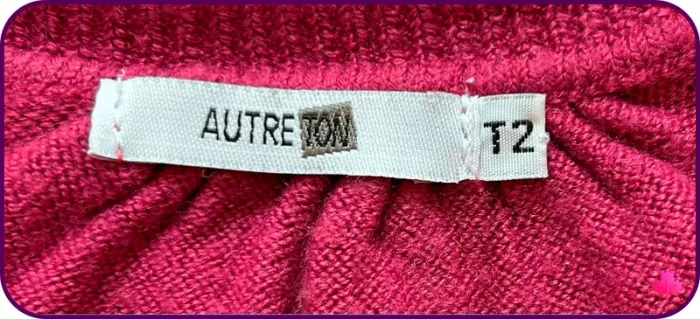 🌷petit pull prune 🌷 - photo numéro 4