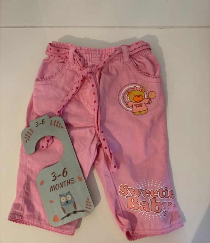 Pantalon bébé fille 3-6 mois
