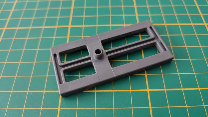 Plaque de montage panier pour civière de sauvetage 30 61 1970 pièce détachée Playmobil #C05 - photo numéro 2