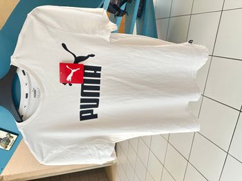 tee shirt blanc Puma taille 16 ans NEUF avec étiquette