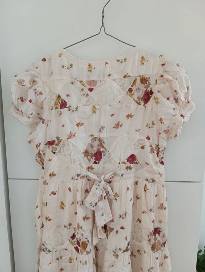 Robe vintage longue Boutonnée bohème romantique - photo numéro 7