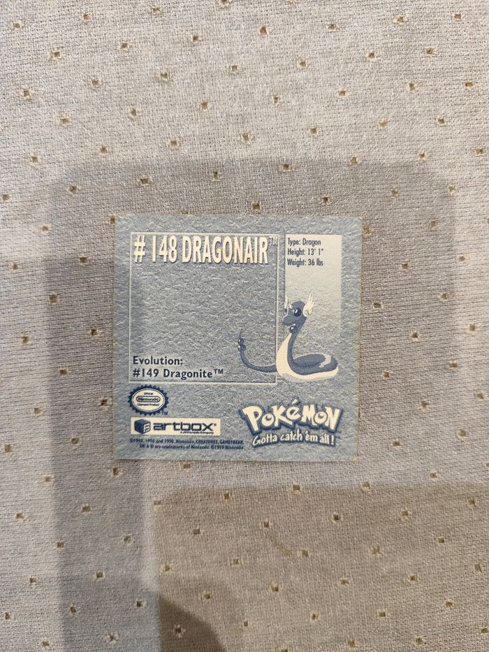 Autocollant pokémon artbox et merlin - photo numéro 2