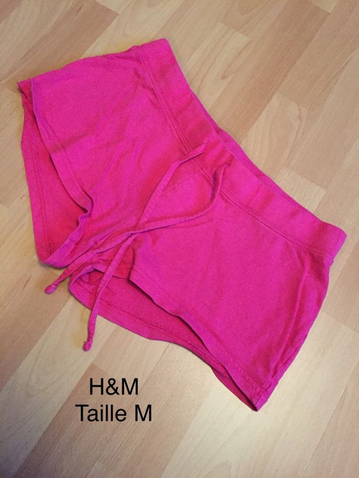 Mini short rose H&M Taille M
