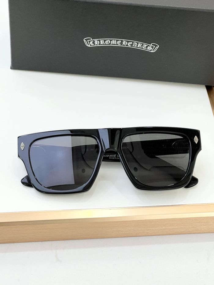 Lunettes de soleil Chrome Hearts Noires