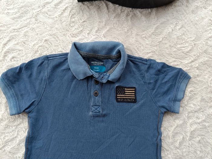 Lot de 2 polos manches courtes Garçon 4 ans Amérique Vertbaudet 100% coton - photo numéro 12