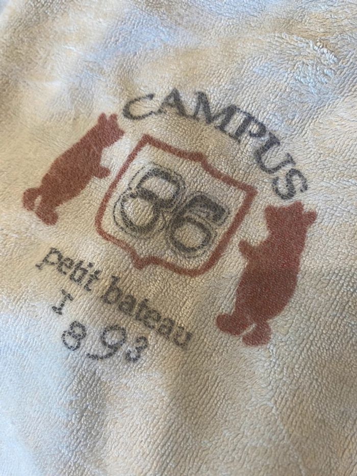 Pyjama Petit Bateau 18 mois Velours 1 pièce - photo numéro 2