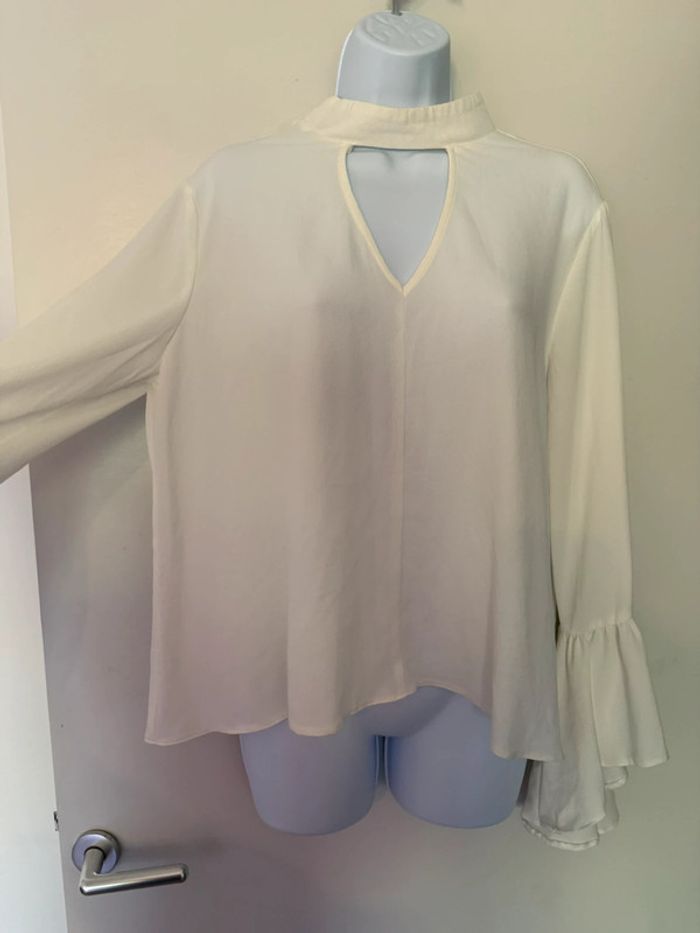 Blouse manches longues blanche Atmosphère - photo numéro 3
