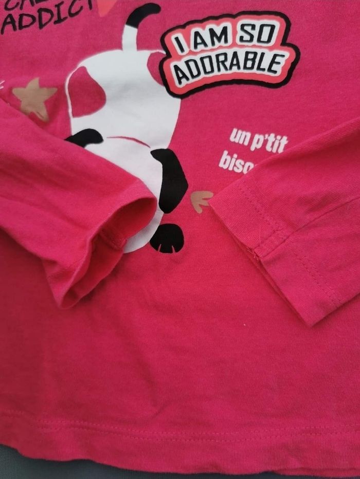 Lot de 2 tee-shirt ML 4 ans fille Tissaïa - photo numéro 9