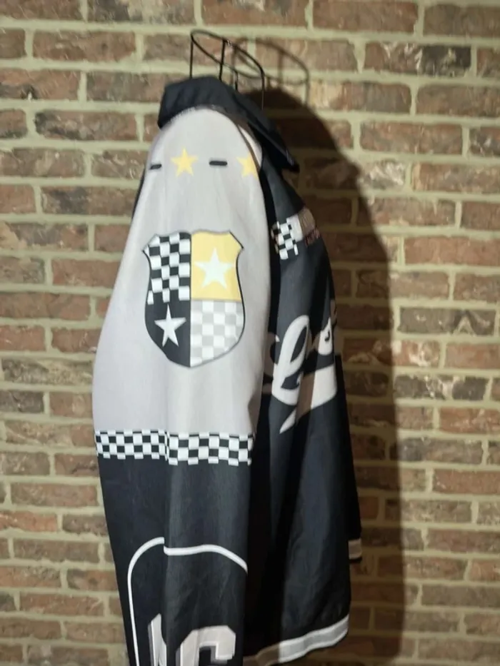 Veste Racing Noire et gris Los Angeles Taille L / 40 - photo numéro 18
