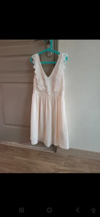 Robe rose poudrée T XS/34