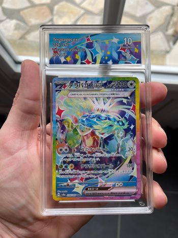 Pokémon carte gradée Terapagos alternative CA 10