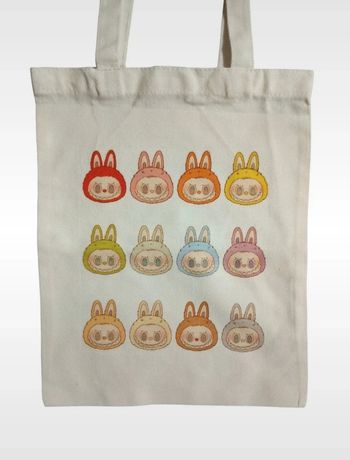 Tote bag sac cabas Labubu