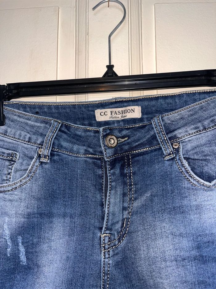 Jeans skinny femme taille 38 cc fashion - photo numéro 4