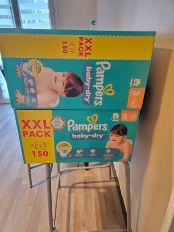 2 Pampers xxl taille 3