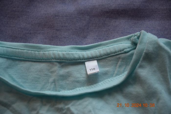 Tshirt fille 5 ans minnie turquoise - photo numéro 2