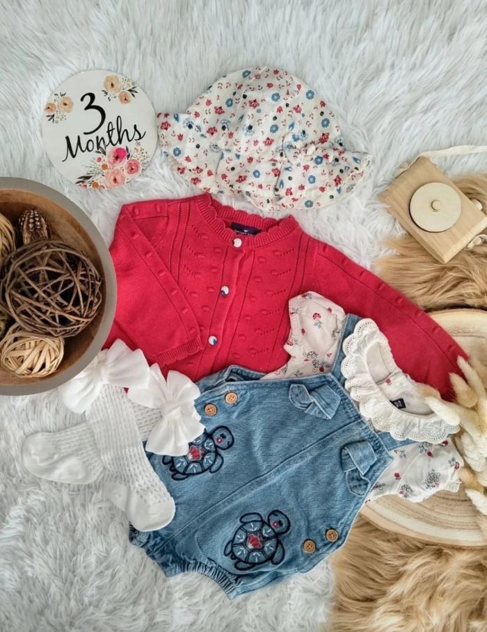 Ensemble complet 6 pièces sergent major fille 3 mois 🎀 - photo numéro 2