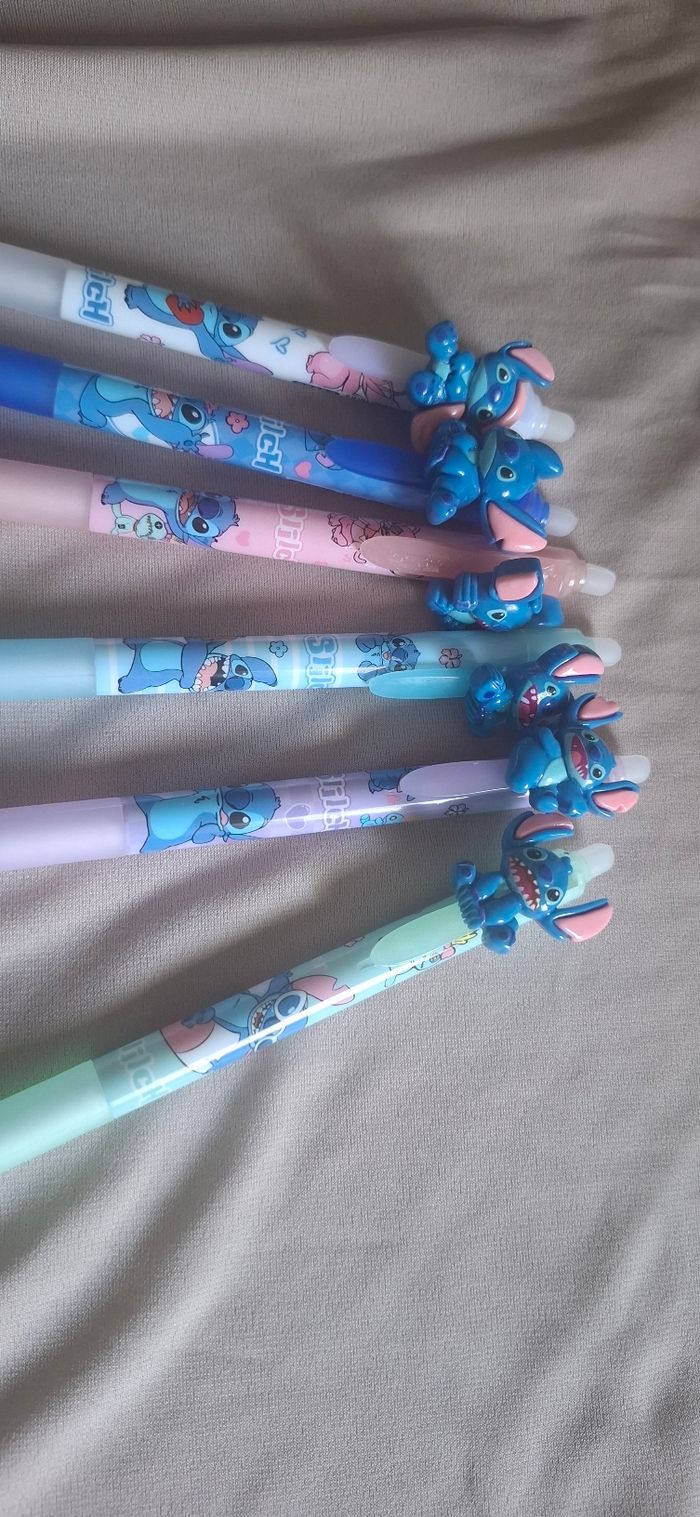 Lot stylos stitch - photo numéro 3