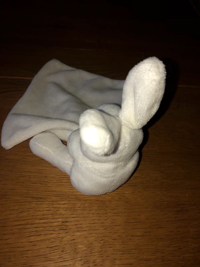 Doudou lapin mouchoir doudou et compagnie - photo numéro 3