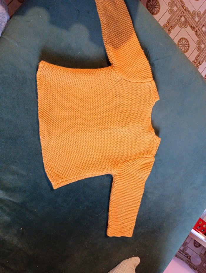 Gilet moutarde - photo numéro 5