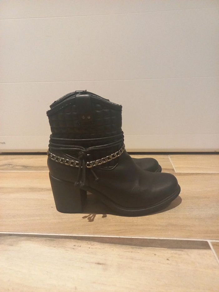 Bottines 38 noires - photo numéro 3