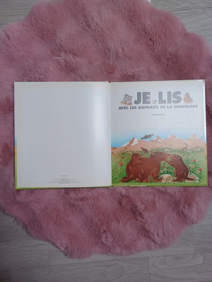 Livre d'apprentissage je lis avec les animaux de la montagne - photo numéro 3