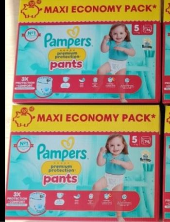 2 cartons premium protection taille 5 pants