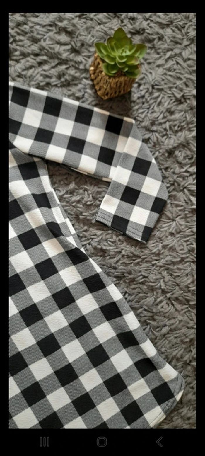 Robe chemise à carreaux - photo numéro 5