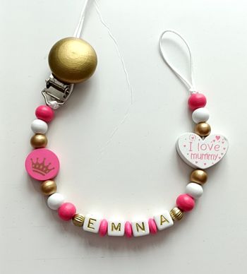 Attache tétine personnalisé