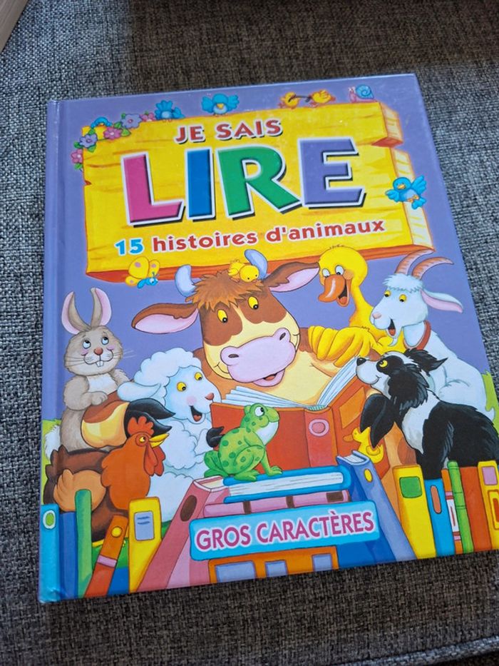 Premier livre animaux je sais lire 15 histoire d'animaux