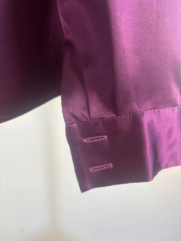 Chemise violet brilllante Rhapsodie taille XXL/44 - photo numéro 11
