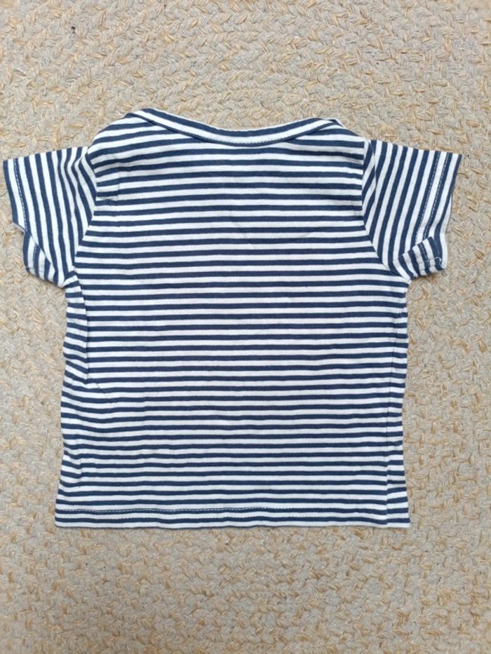 T-shirt rayé T9 M - photo numéro 3