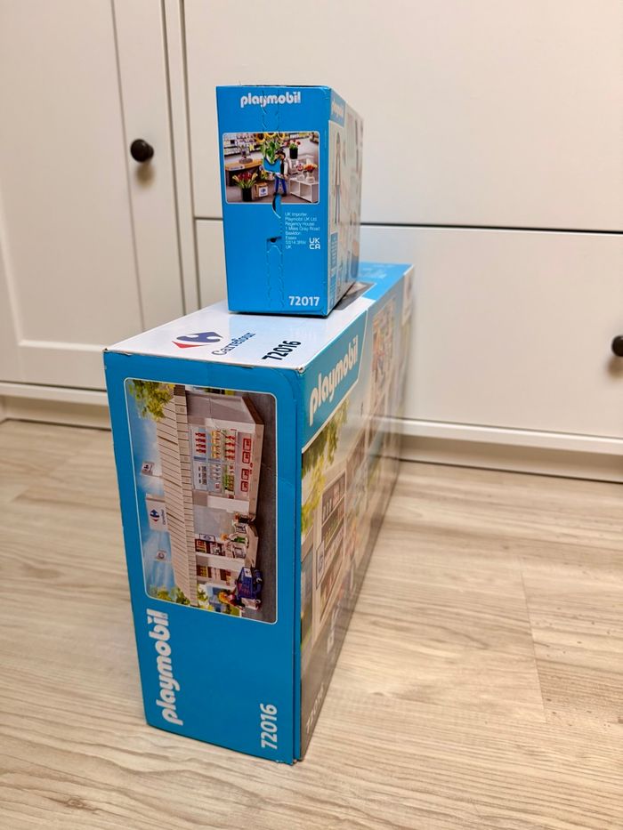 Lot de 2 playmobil carrefour supermarché fleuriste - photo numéro 4