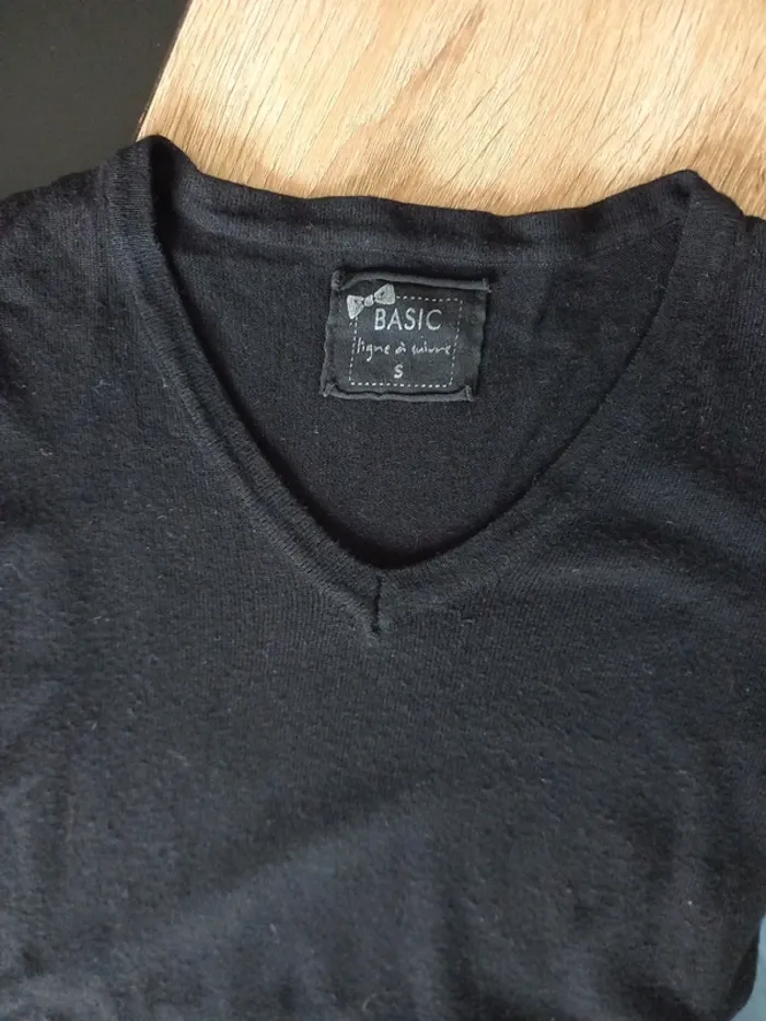 Pull noir femme S - photo numéro 6