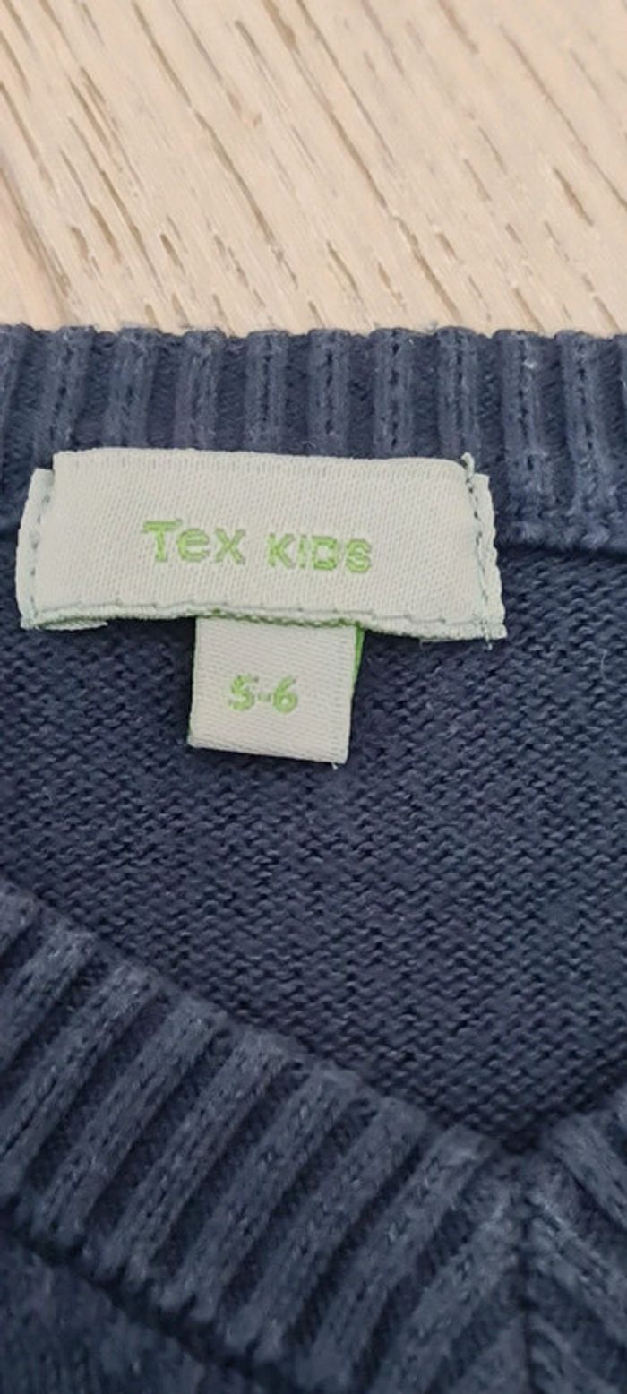 Pull col V enfant 5-6 ans - photo numéro 6