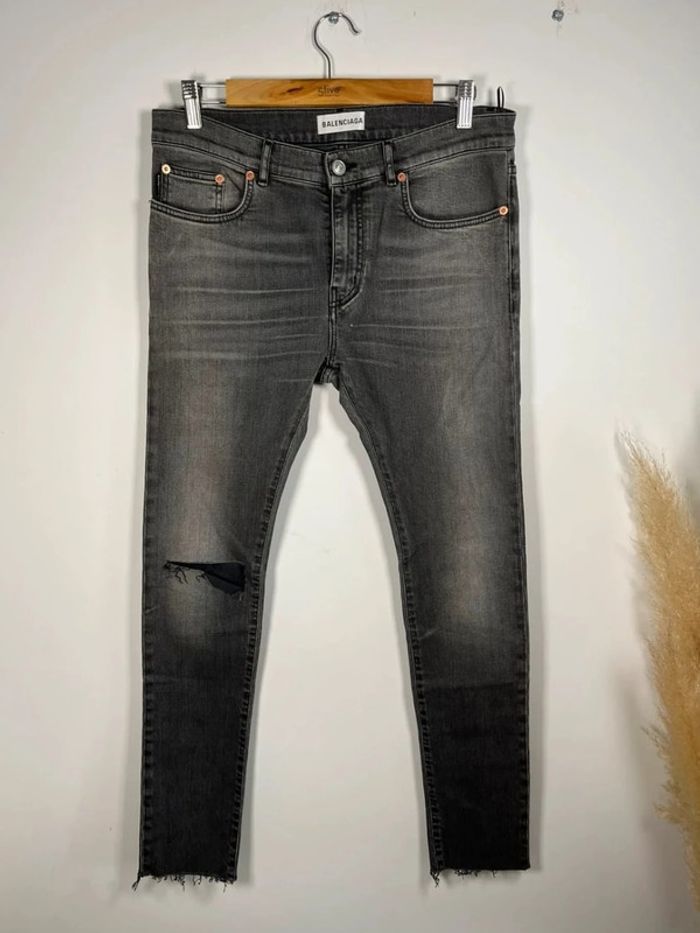 Jean slim gris Balenciaga