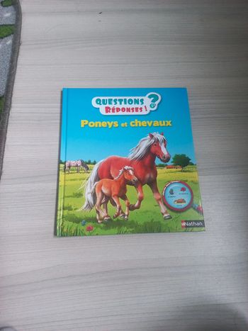 Livre questions réponses "poneys et chevaux"