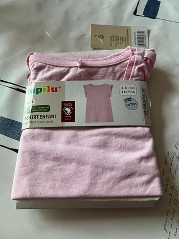 Tee shirt enfant taille 4/6 ans marque Lupilu neuf !