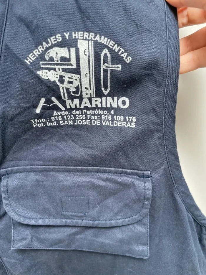 Utility vest navy blue Mens size 50 XL - photo numéro 2