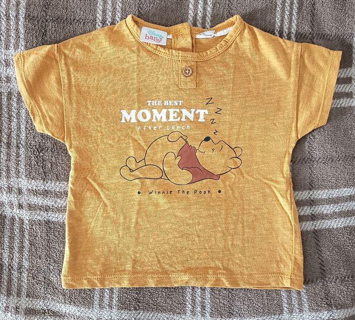 👕 T Shirt Enfant Winnie L'Ourson 🧸🍯 Unisexe - 12 Mois / Disney Baby