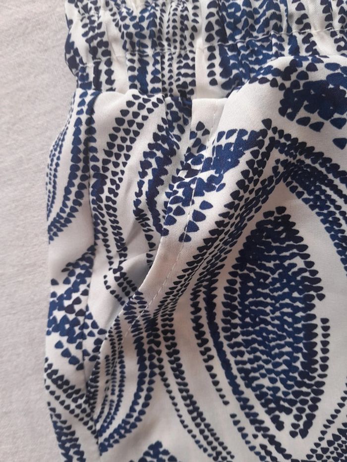 Pantalon large été à motifs neuf avec étiquette Cantarana - photo numéro 6