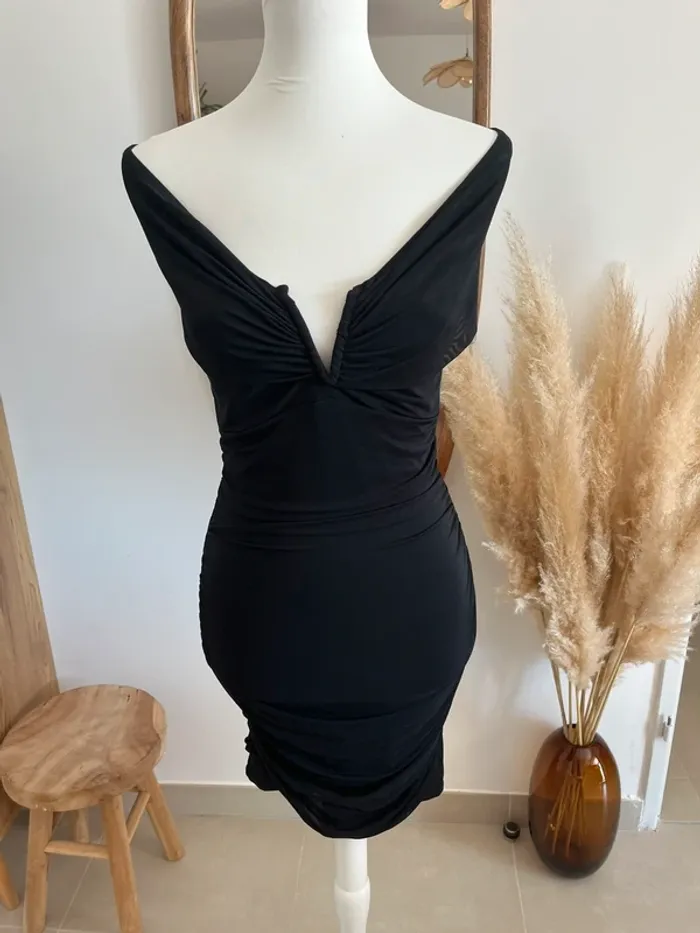 Robe bustier de soirée noire Cider - photo numéro 4